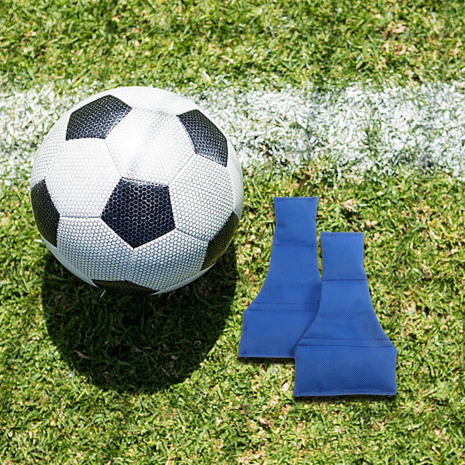 

2 Pcs Football Referee Bean Bag Accessories Soccer Match Large Capacity Accessory Long Neck Training Aids