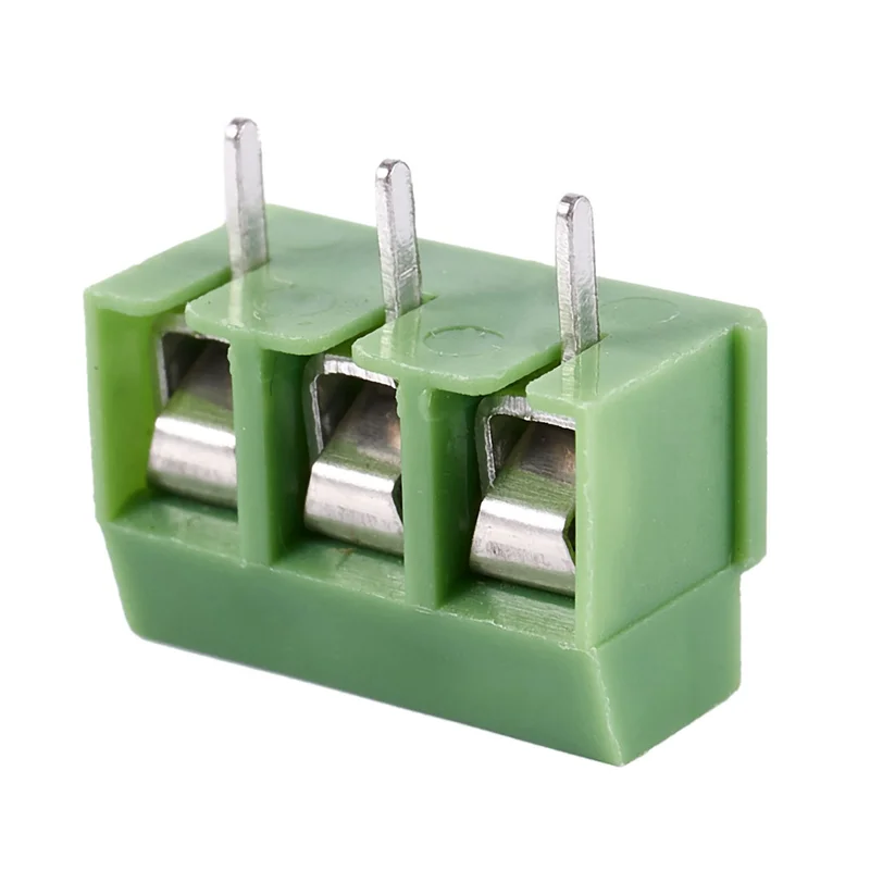 

ABRU-200 Pcs 3 Pin 5Mm Pitch PCB Mount Screw Terminal Block AC 250V 8A