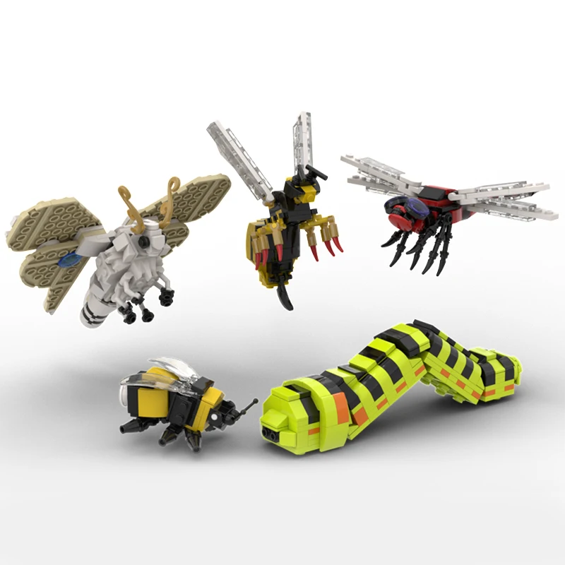 

648PCS MOC Insect Collection Model Modular Building Blocks DIY Creative Assembly Educational Bricks Toys Gift