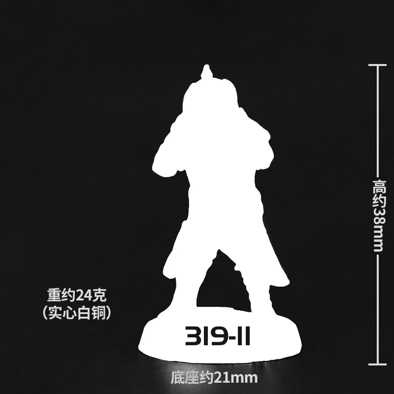 Guerreiros da Legião Alemã de Cobre Guerre Modelo Armadura de Metal Samurai Figuras de Ação Estatueta DIY Estátua de Soldados Decoração de Casa