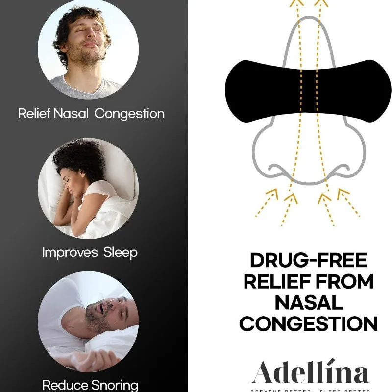 62 قطعة شرائط الأنف المضادة للشخير تقليل الشخير الأنف التصحيح النوم التصحيح أسهل التنفس مناسبة للرياضة النوم المعونة تحديد #4