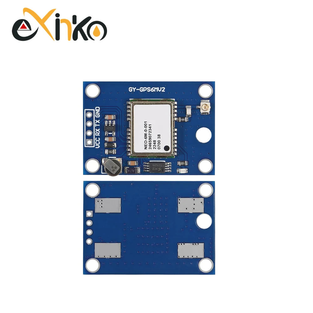1-10 szt. GY-NEO6MV2 Nowy moduł GPS NEO-6M NEO6MV2 z kontrolą lotu EEPROM MWC APM2.5 duża antena dla Arduino — zdjęcie produktu 4
