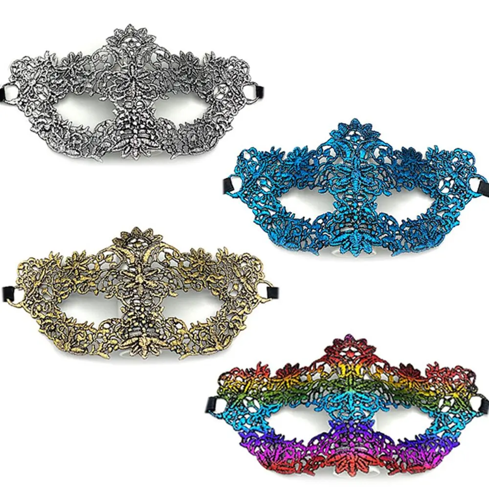 Puntelli da ballo per cosplay vuoti Fornitura di Halloween Maschera per occhi in maschera abbronzante Forniture per feste Maschere da ballo Maschera di Venezia Maschera di pizzo