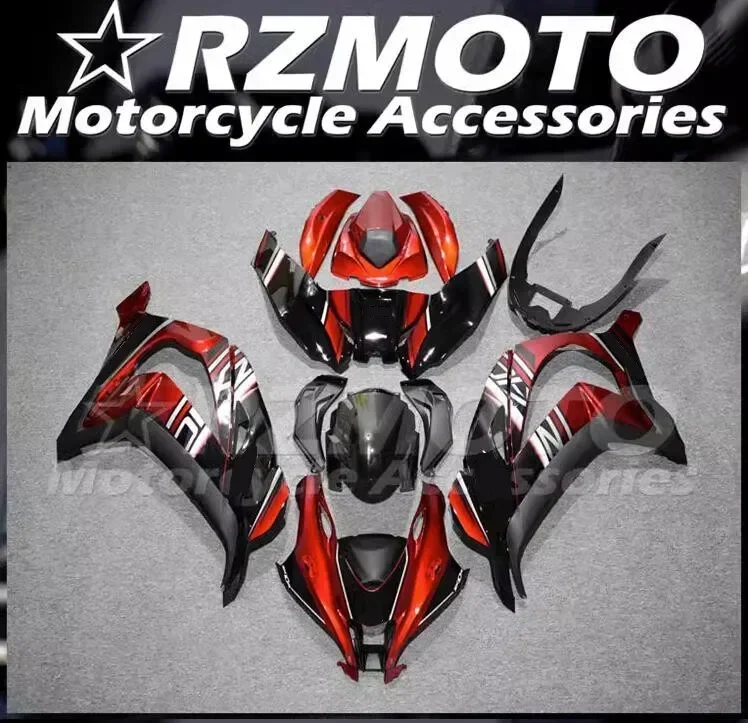 

4Gifts New ABS Full Fairings Kit Fit For KAWASAKI ZX-10R ZX10R 2016 2017 2018 2019 16 17 18 19 Bodywork Set Custom Red