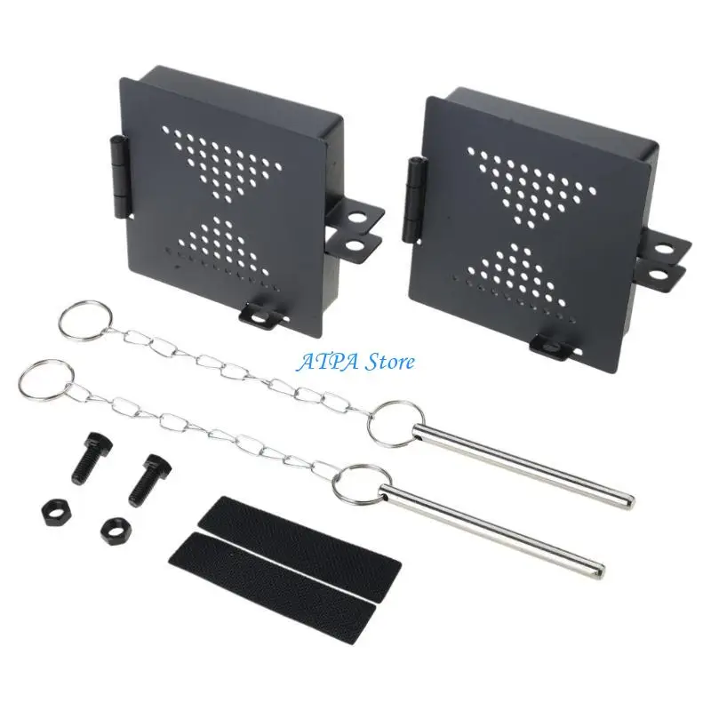 

U13C RVs Bumper Caps Cover RVs Bumper Plug End Caps 4in RVs Square Bumpers End Caps Covers Trailer Square Bumper Trim Covers