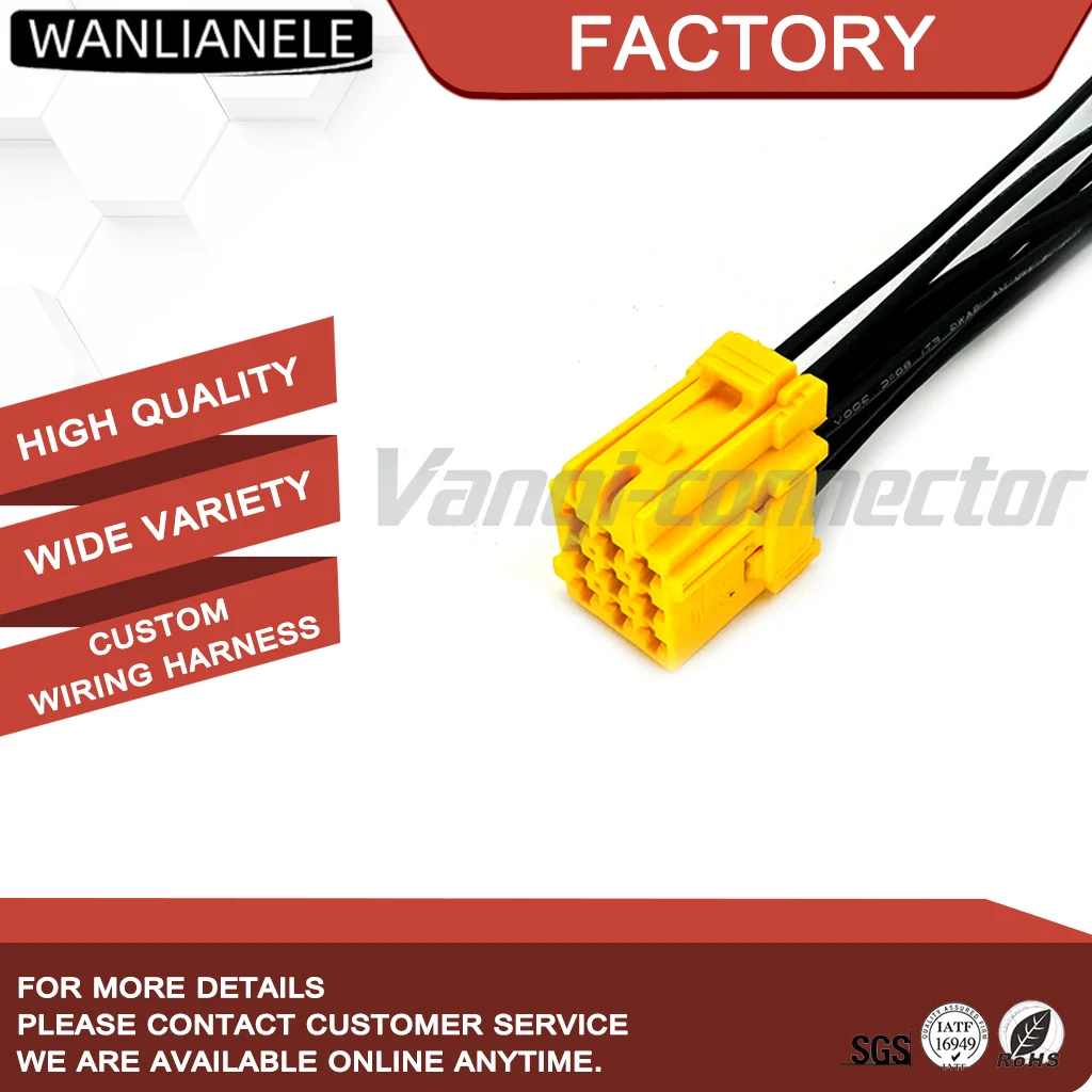50set 1-967621 9Pin 5mm Pitch Automotive Connector Female Housing 3Row Car Wiring Harness Plug