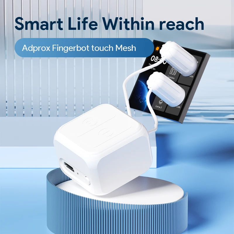 Tuya Smart Finger Robot Touch Screens Bluetooth Wireless Touch Switch Fingerbot Work With Alexa Google Home Voice Assitant
