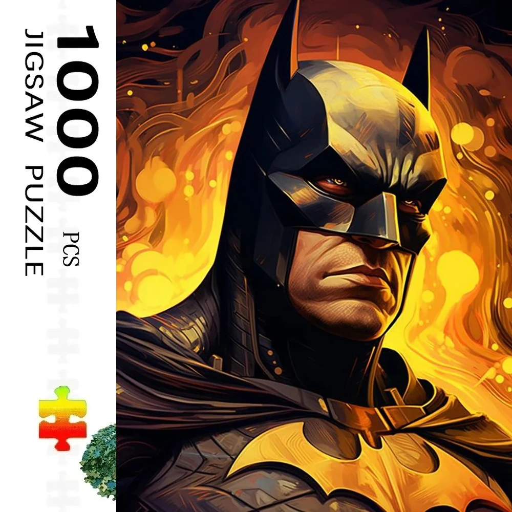 

1000 деталей Пазл «Комиксы Бэтмен DC» для домашнего декора, развивающие игры для взрослых, семейные развлечения, напольные пазлы, развивающие игрушки для детей