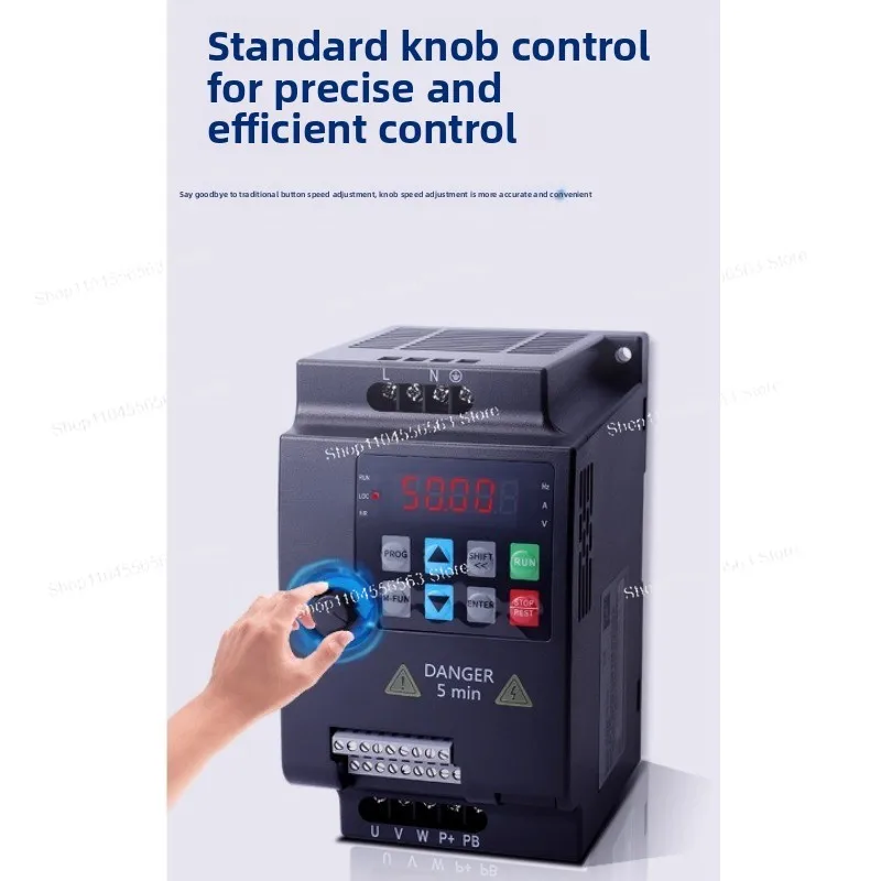 محول VFD أحادي الطور 1.5 كيلو وات - محول تردد الإخراج AC220V 0-220 فولت (مناسب لـ SAKO)