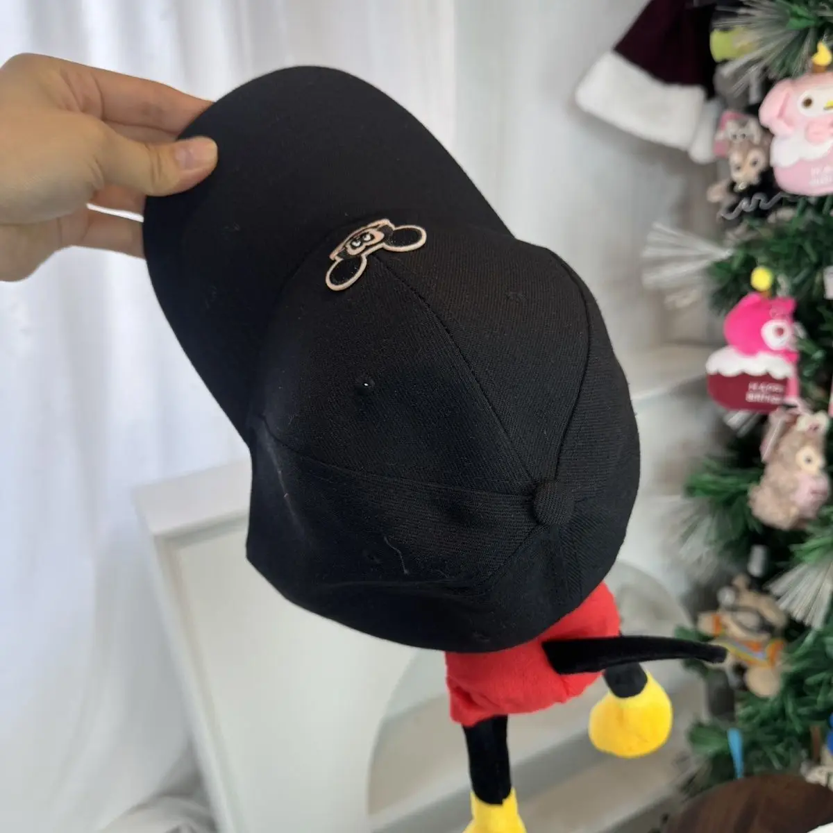 Miniso cute Mickey butt hat baseball hat parent-child super cute spring and summer cartoon new thin quick-drying baseball cap