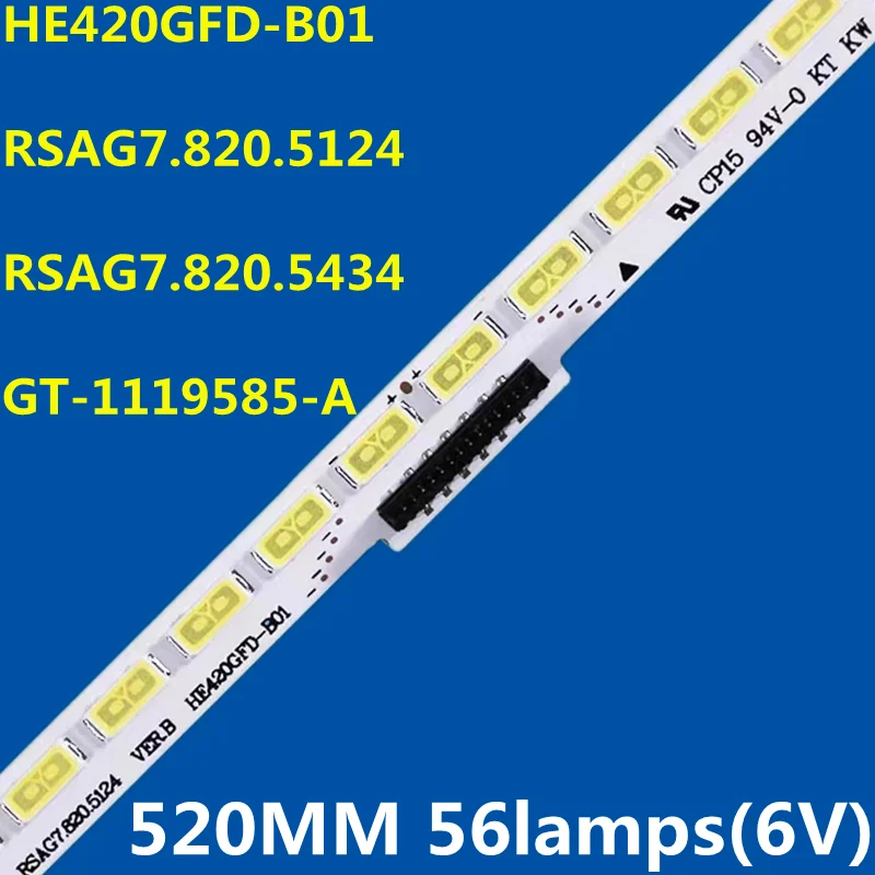 100PCS LED Backlight Strip HE420GFD-B01 RSAG7.820.5124 GT-1119585-A LED42K160JD LED42K170JD LED42EC300JD LED42EC310JD LED42K380U