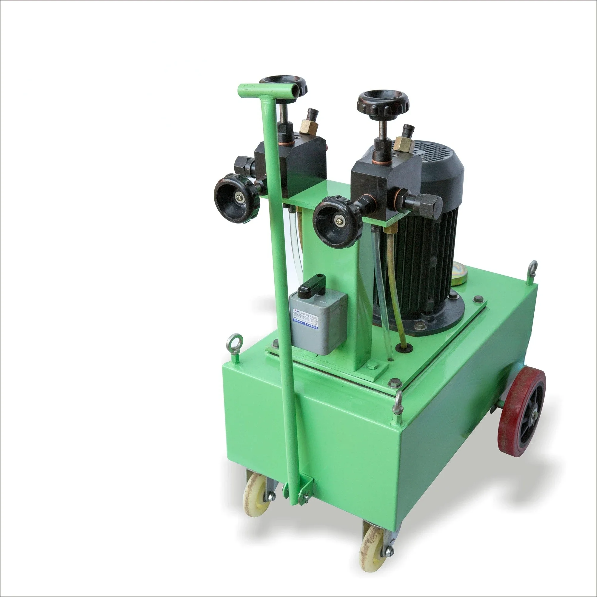 Double output piston type oil pumps 220v 3 phase 3kw electric motor high pressure 500 bar hydraulic pump