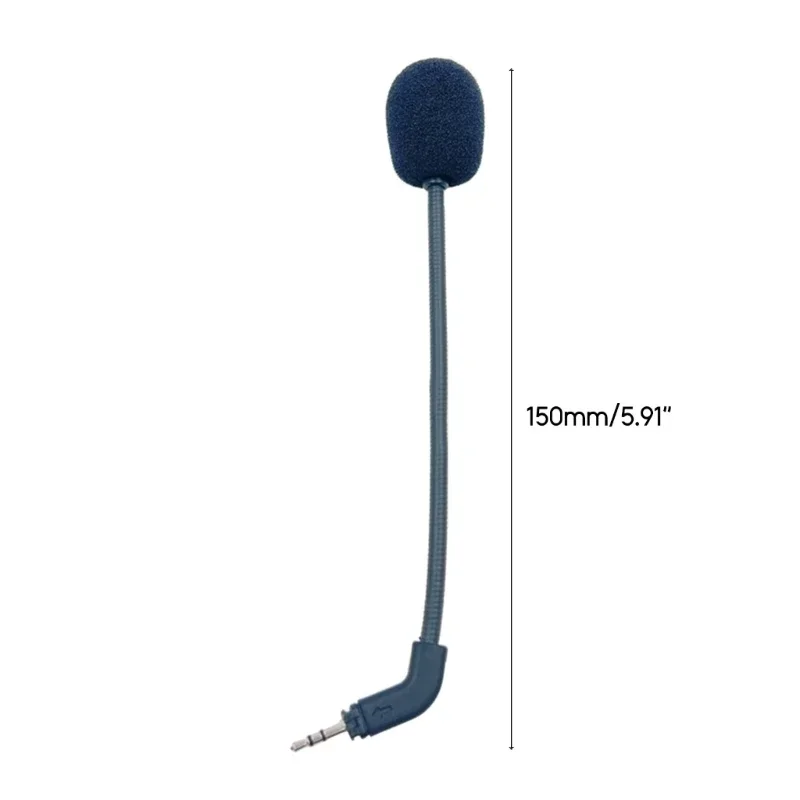 2.5mm Curved Plug 3-section plug Microphone Suitable for Turtle Beach Recon 500 Gaming Headset Headphone Microphone Voice Mic