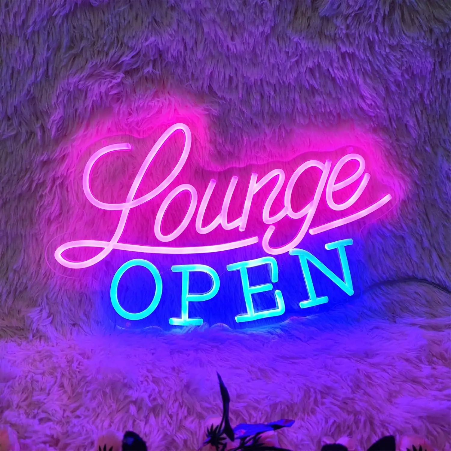 Lounge open neon light VIP lounge neon light LED sign neon light business sign bar nightclub hotel beauty salon wall decoration