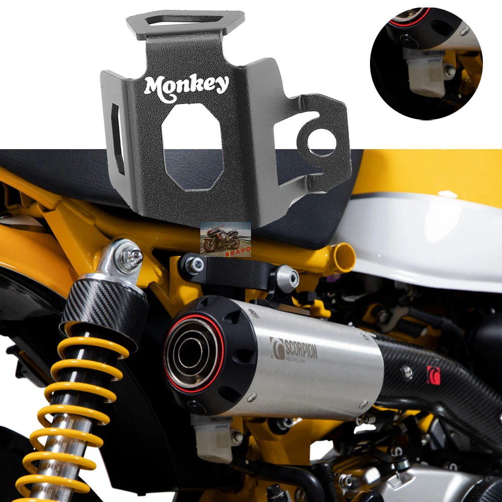 

Oil Cup Cover Protection For Honda Monkey Z 125 Z125 Monkey125 2018-2022 Accessories Rear Brake Fluid Reservoir Guard CNC