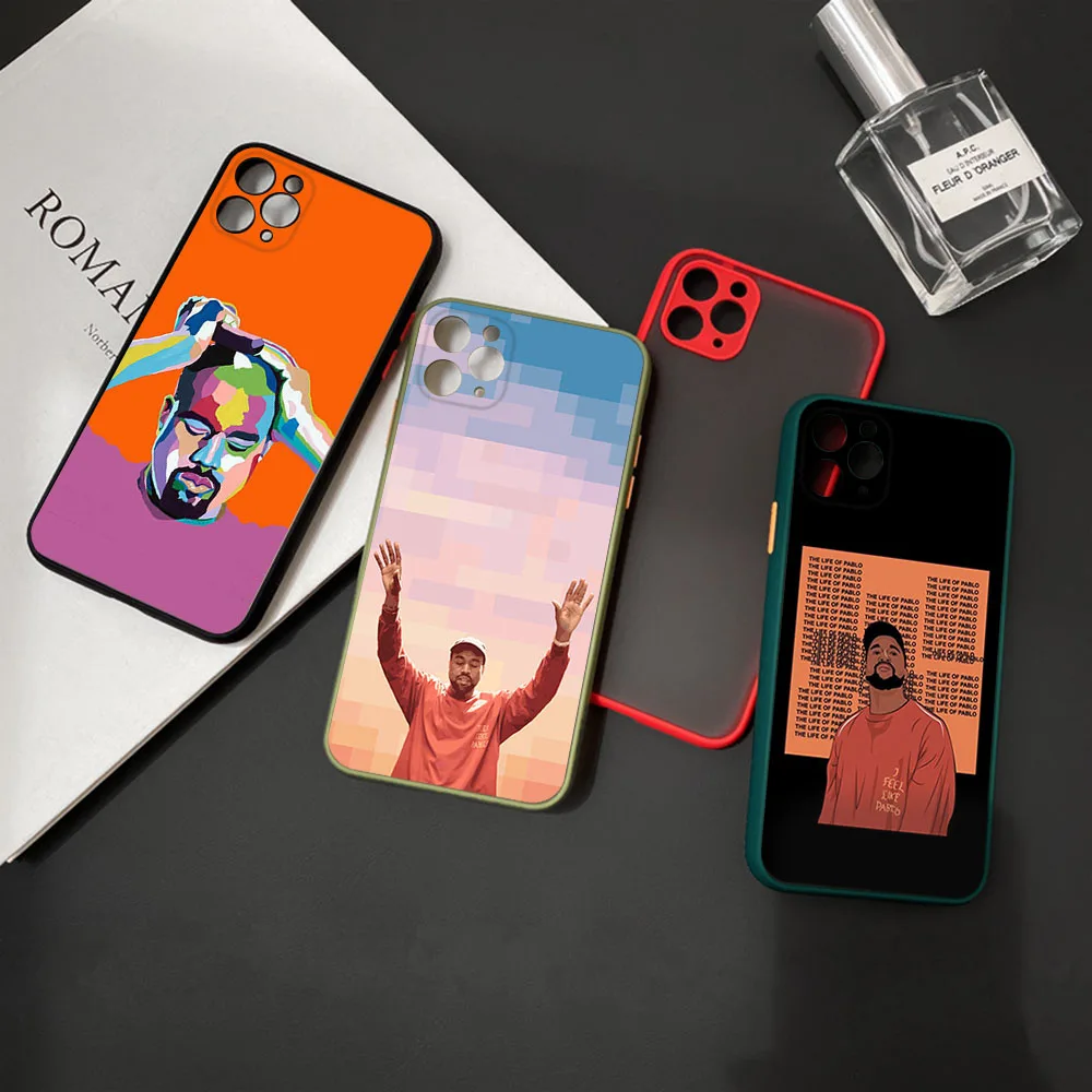 New Trend Power Kanye Omari West Phone Case For iPhone 16 15 14 11 12 13 Pro Max Mini X XR XS 7 8 Plus SE Translucent Cover