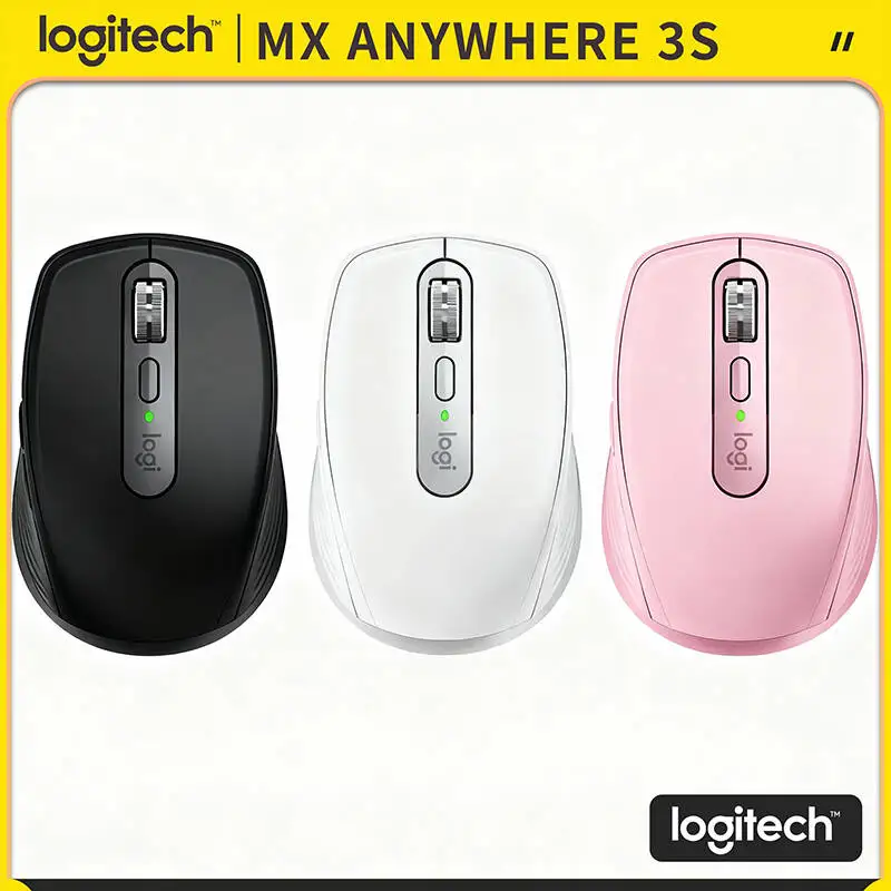 

Precision Logitech MX Anywhere 3S Mouse - 8000 DPI, MagSpeed Scroll, Ergonomic Grip, Suitable for Shelf Planning & Back Office