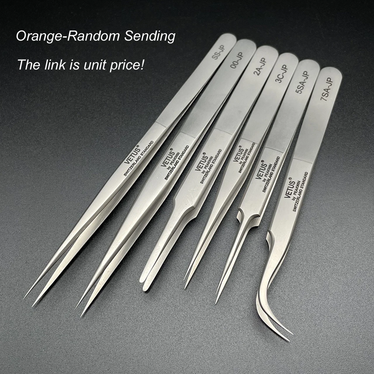 

Прецизионные пинцеты VETUS Pinzas 7SA-JP SS-JP из нержавеющей стали, сверхтвердые, антимагнитные, для ремонта часов/телефонов