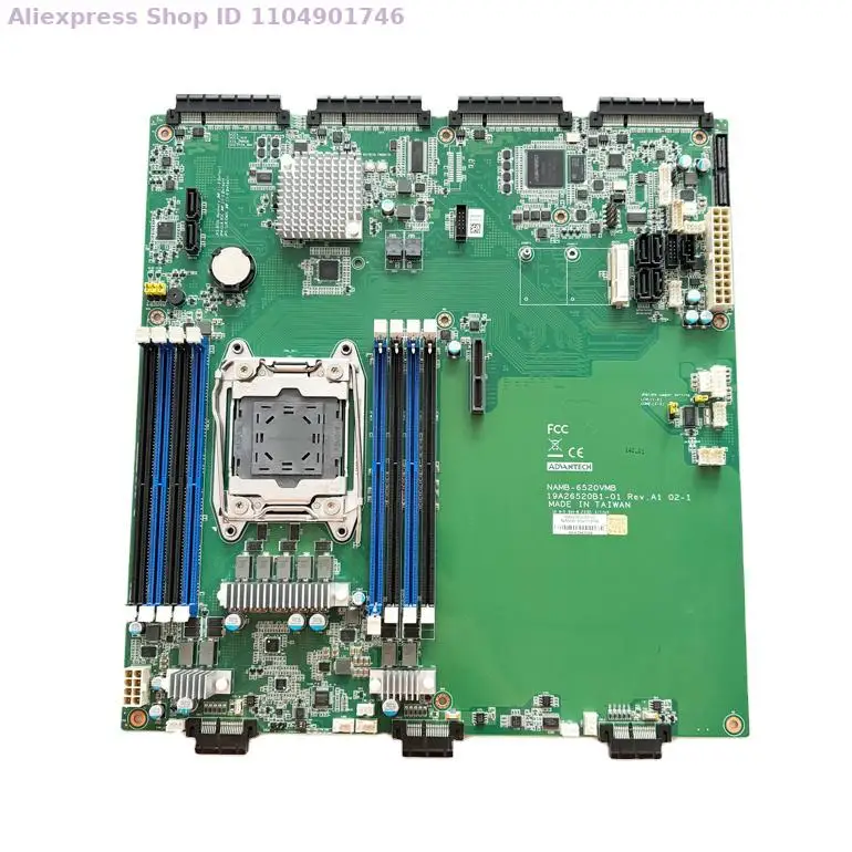 

Fo Advantech NAMB-6520VMB 19A26520B1-01 REV.A1 Embedded Computer Industrial Motherboard