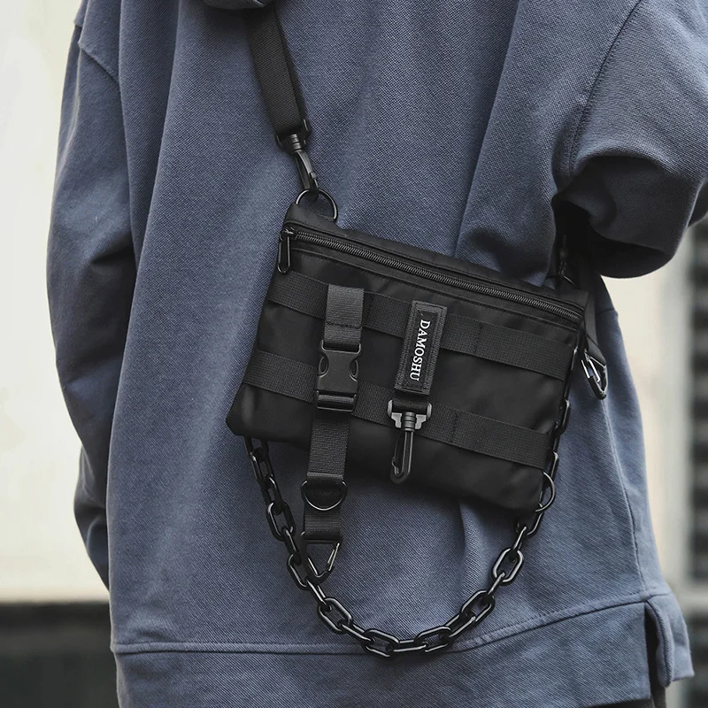 Marsupio tattico funzionale Borsa streetwear unisex Marsupio Borsa pettorale da donna Mini zaino Borsa a tracolla a tracolla alla moda