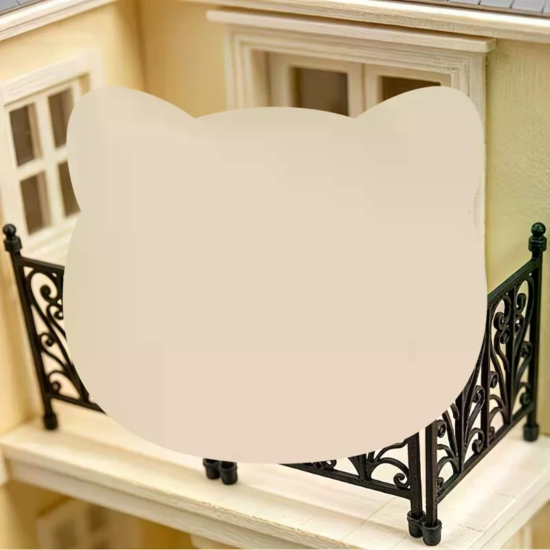 Carved Fence Guardrail DollHouse Miniature Model DIY Scene Ornaments Photography Props Micro Landscape Home Decor No Break