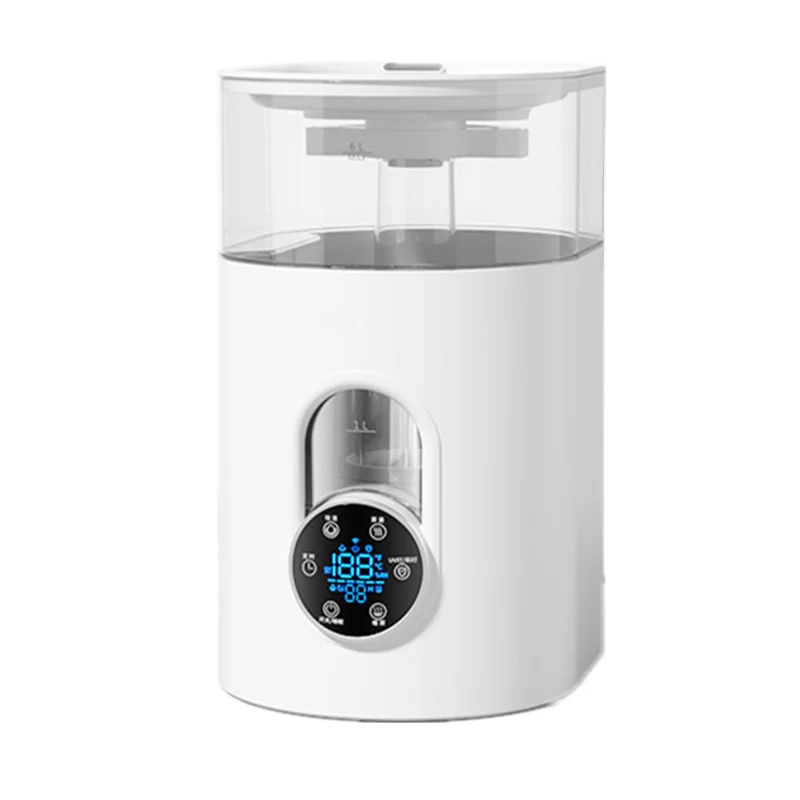 6L Cool & Warm Mist Humidifier,Ultra‑Quiet Auto Shut‑Off,Night Light,BPA‑Free For Home Office Baby Room Desktop Use
