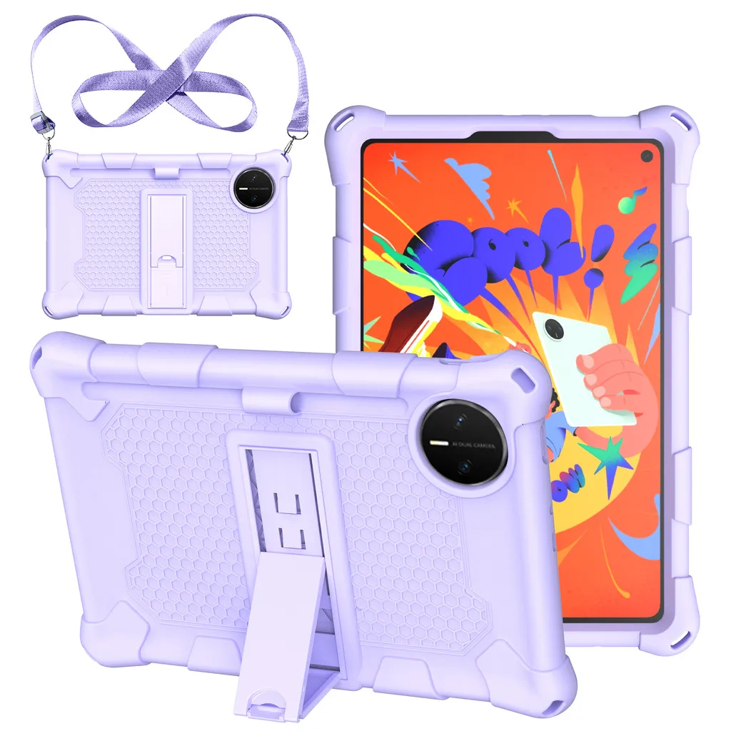 

Kids Silicone Case For Huawei MatePad Mini 8.8 inch 2025 Anti-drop Stand Case With Shoulder Strap Tablet Cover