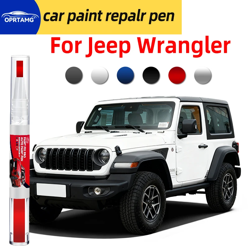 Car paint repair pen For Jeep Wrangler 1987-2025 YJ YJ TJ JL car scratch repair black spray paint car painting tools accessori