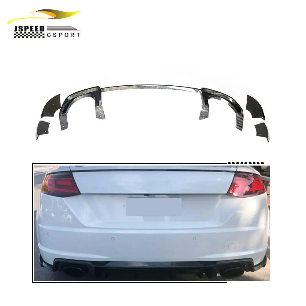 for Audi TT RS Carbon Fiber Rear Diffuser 2016-2018