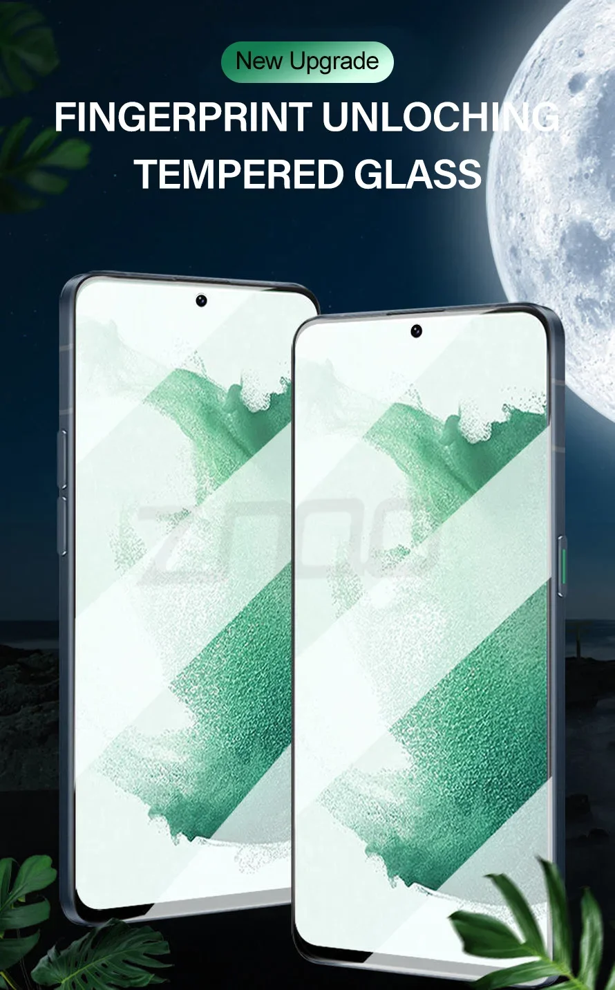 2PCS Tempered Glass For Samsung Galaxy S21 S22 S23 Plus S24 Ultra Screen Protector Fingerprint Unlocking Galaxy S21 S20 FE Glass