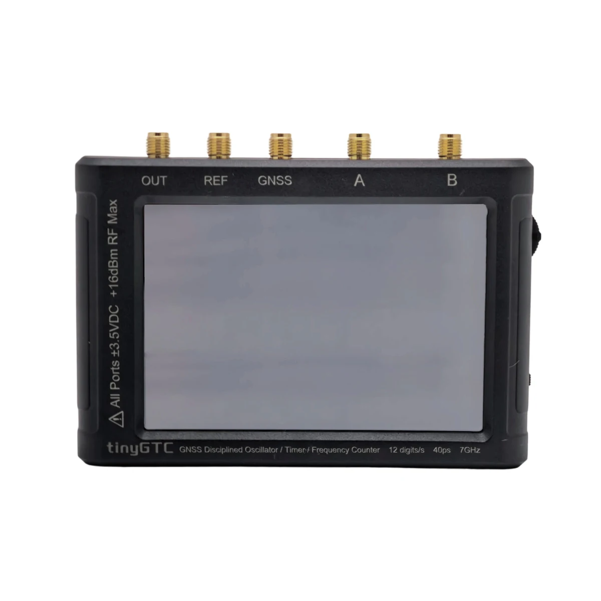 TinyGTC ZC407 ZC412 12-Bit Frequency Counter High Precision Built-in GPSDO 40ps Resolution Portable Handheld
