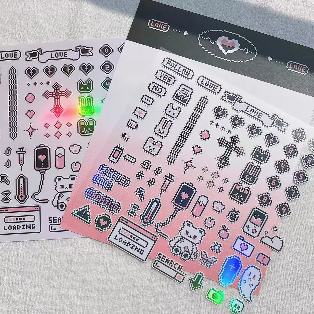 

Infusion Bear Material Stickers