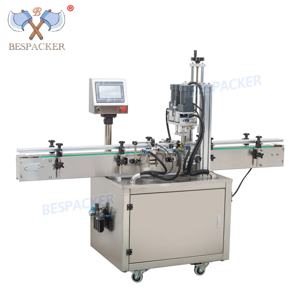 YL-F Automatic Essential Oil Glass Dropper Bottle Screw Capping Machine