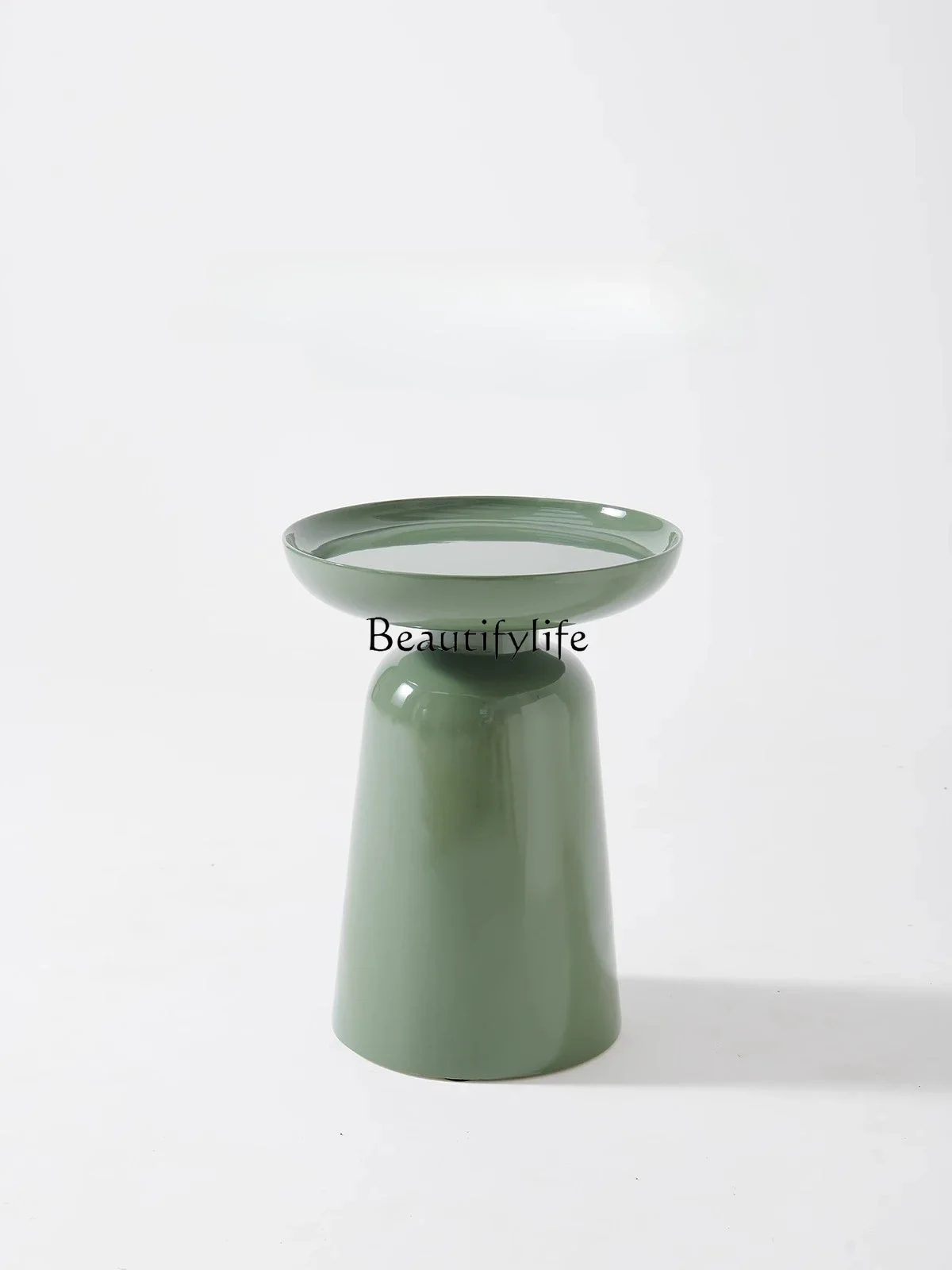 

z.-Light luxury bedside table living room sofa small coffee table baking paint modern creative designer small round table