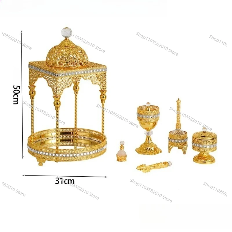 6-Piece Decorative Incense Burner Set, Living Room Aromatherapy Fruit Basket Home Decor