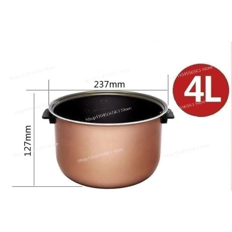 4L Smart Electric Rice & Pressure Cooker, Home Use with Reservation Function, Anti-Scald Handle & Pottery Crystal Liner, Multifu