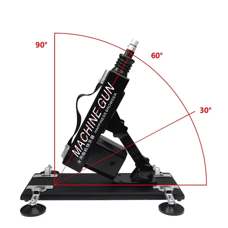 Powerful Motor Sex Machine for Women and Men Female Vibrator Massager with Nozzles Adjustable Automatic Telescopic Machine Gun