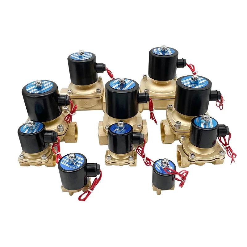 

All Copper Solenoid Valve Water Valve 2W025-08 2W160-15 2W250-25 2W400-40 Normally Closed Switch Valve