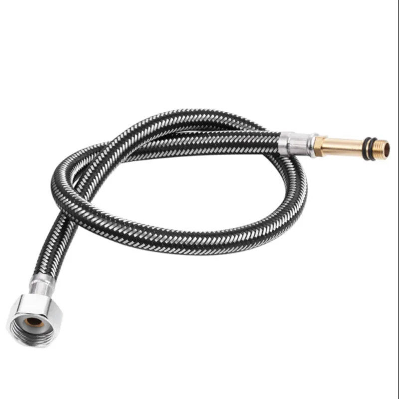 

Новый G1/2 ''нейлоновая плетеная трубка из нержавеющей стали, шланг, силиконовый сантехнический термостойкий кран, смеситель для раковины, раковина, кухня, ванная комната