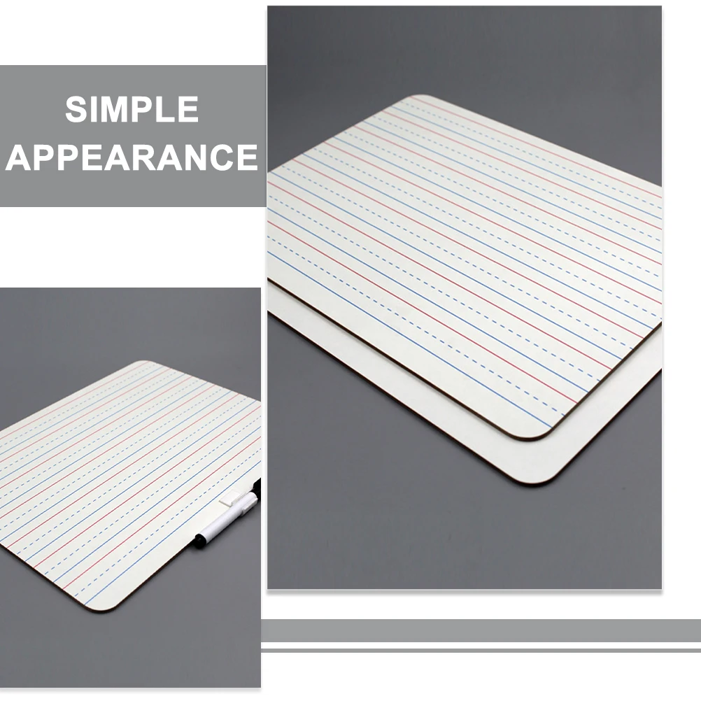 

2pcs Writing Board 9x12inch Dry Erase White Boards for Classroom Math Students School Teacher Supplies Lightweight Practical Fun
