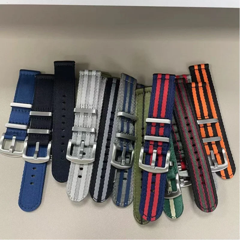 ソフトキャンバスナイロン時計バンド Huawei 社スマートウォッチストラップスポーツメンズ時計バンド 20 ミリメートル 22 ミリメートルクイックリリース