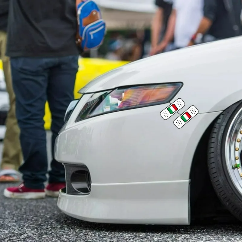 

2 шт./э. декор для лобового стекла мотоцикла, персонализированная креативная повязка, автомобильные наклейки, подряпина на корпус бампера, боковая дверь