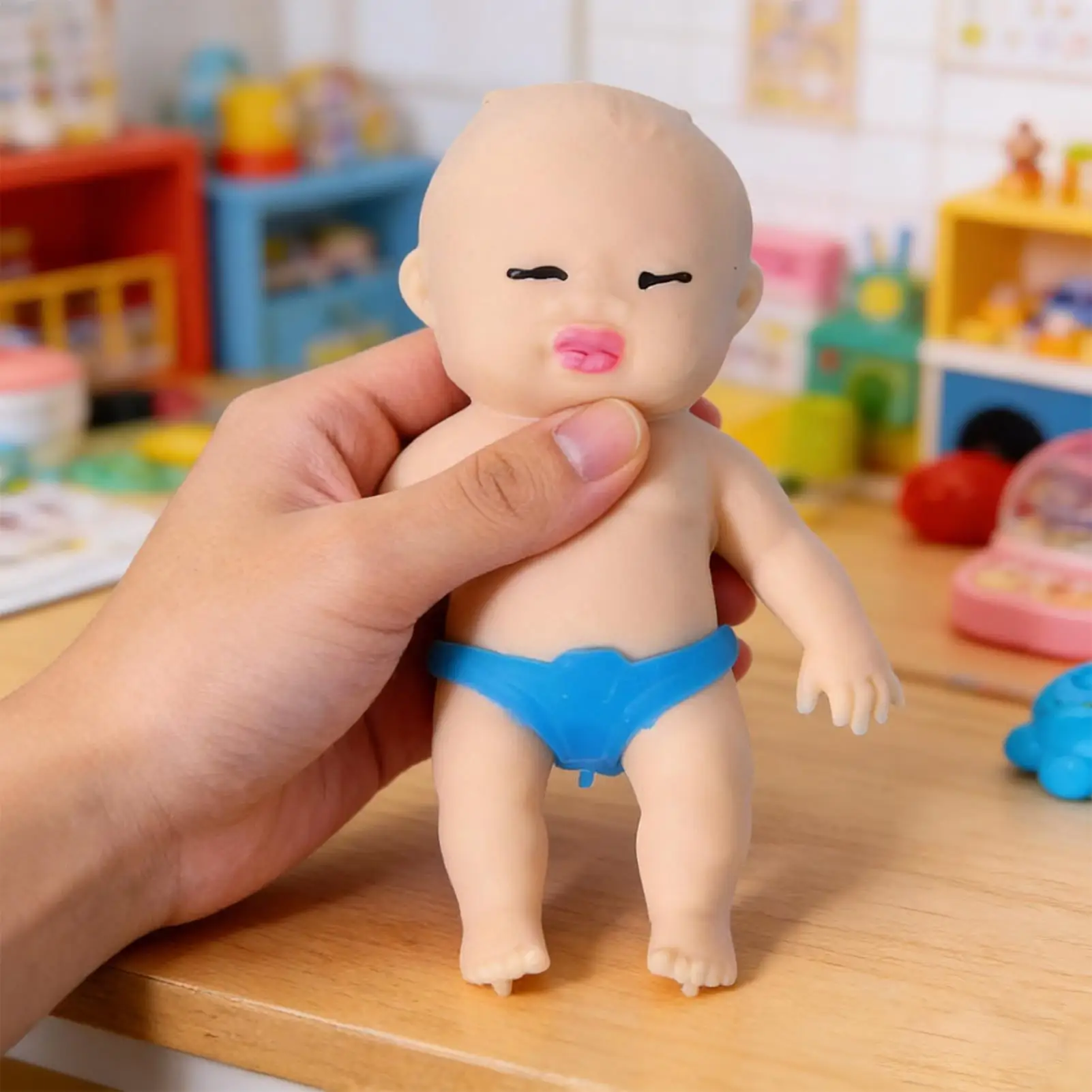 

Сенсорная игрушка: мягкая, эластичная, реалистичная кукла-антистресс для детей от 3 лет, мальчиков и девочек, подарок на день рождения, праздник, Рождество, для подарочных пакетов.