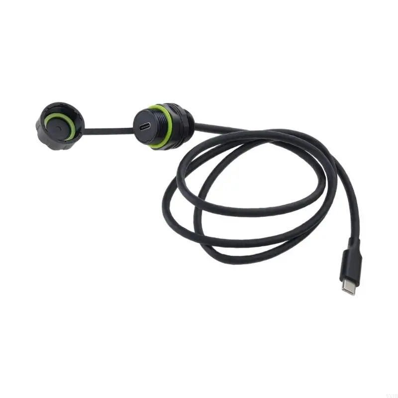 Nylon Metal USB 3.1 Type C Outdoor Adapter Dustproof 100cm Flexible Cable 