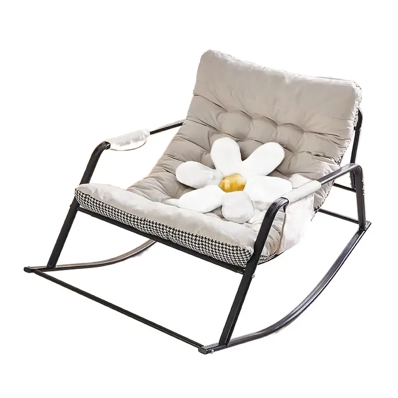 

Double rocking chair recliner, adult balcony home leisure living room nap sofa chair