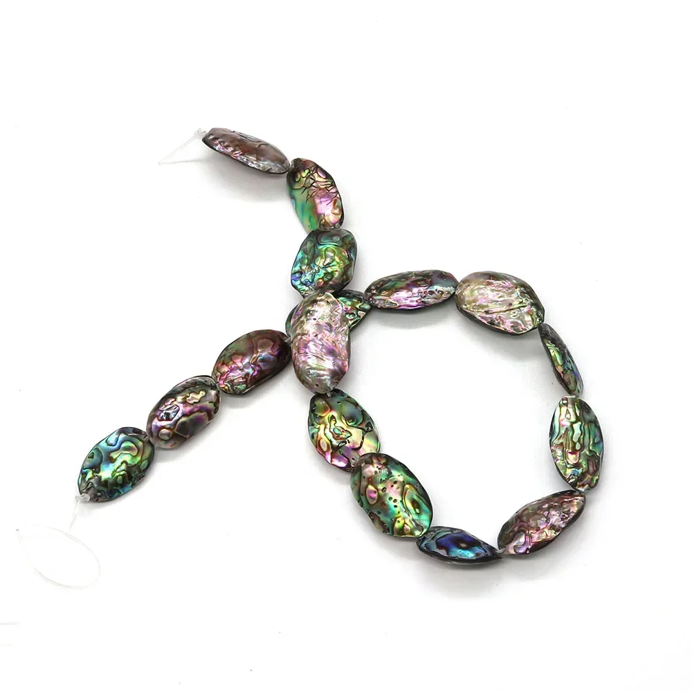 Exquisite Natural Abalone Shell Irregular Abalone Beads 13-30mm Charming Fashion DIY Necklace Earring Bracelet Jewelry Accessory