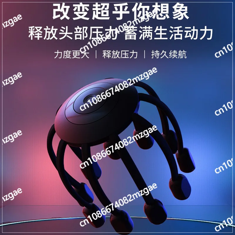 Head Pressure Reducing Massager, Fully Automatic Meridian Dredging Device, Sleep Massage