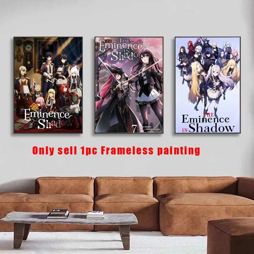 The Eminence In Shadow Poster HD Self-Adhesive Wall Decals For Living Room & Bedroom Home Decor Gift