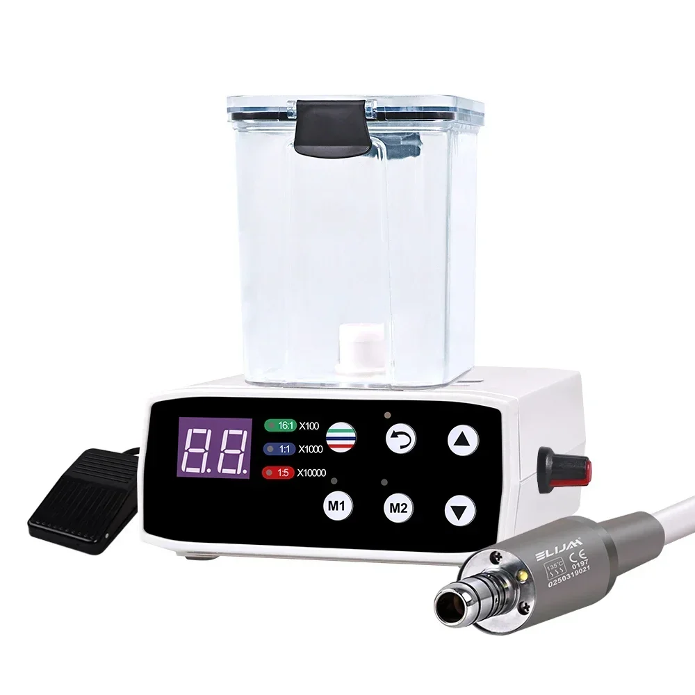 SYJH Tandheelkundige elektrische micromotor met watertank Multifunctionele glasvezelhandgreep Interne watersproeier Elektrische motorgereedschappen - afbeelding 2
