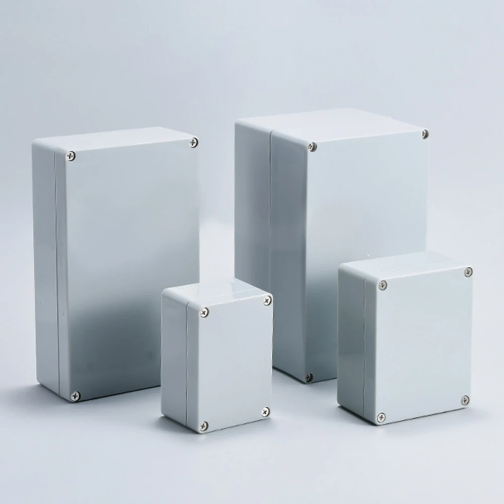 Outdoor Electrical Junction Box ABS Plastic IP66 Waterproof Enclosure 158x90x60mm for Custom Electronics Projects